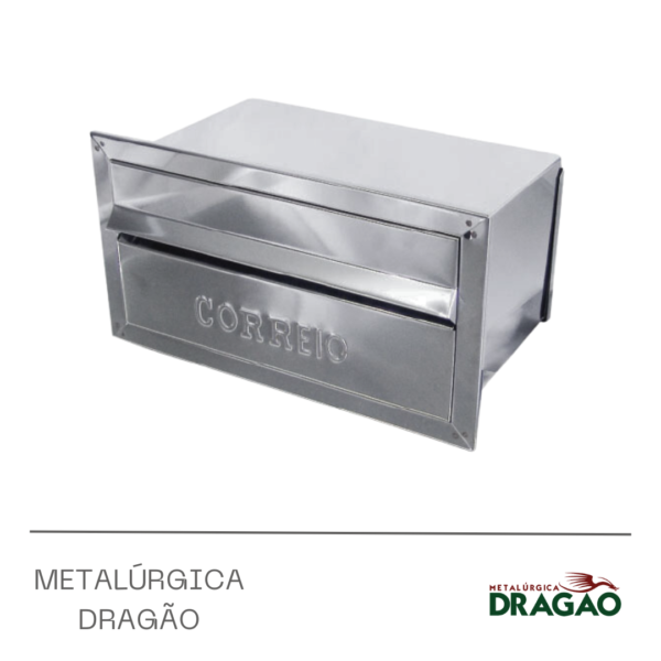 CAIXA DE CORREIO GALVINOX COM MOLDURA